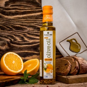 Оливковое масло с апельсином Cretan Olive Mill, 250мл